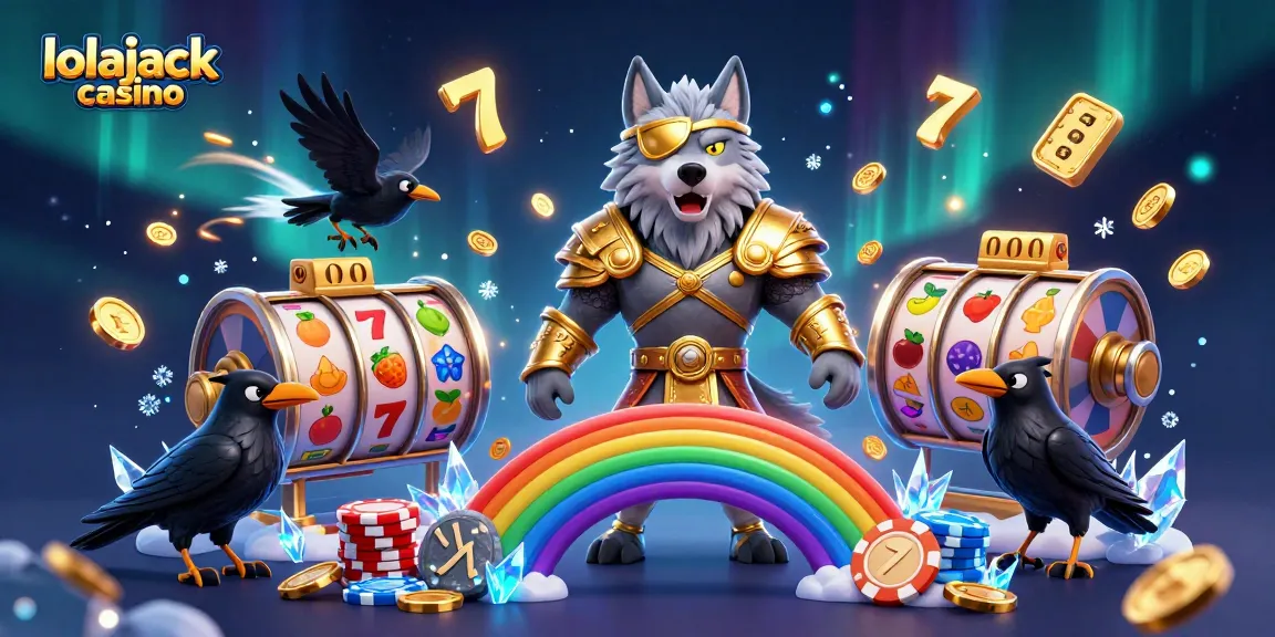 Experience thrilling gameplay at lolajack casino with vibrant slot machines and character interactions.