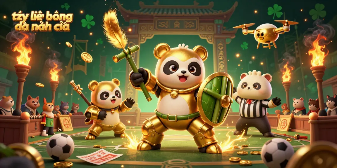 Engage in tỷ lệ bóng đá nhà cái strategies amid a vibrant sports betting arena featuring dynamic 3D characters.